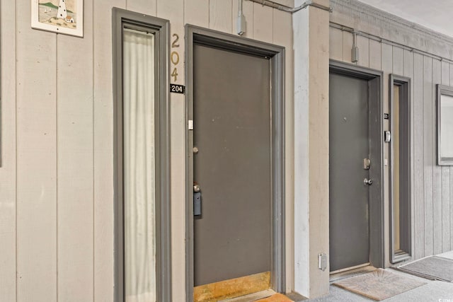 view of property entrance