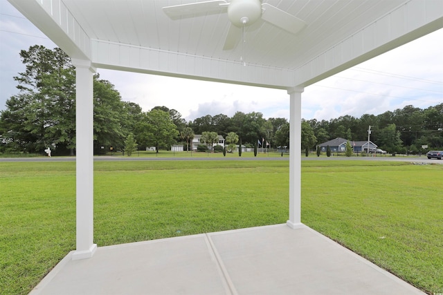 495 Wagner Cir, Conway, SC 29526 - view of patio / terrace featuring ceiling fan