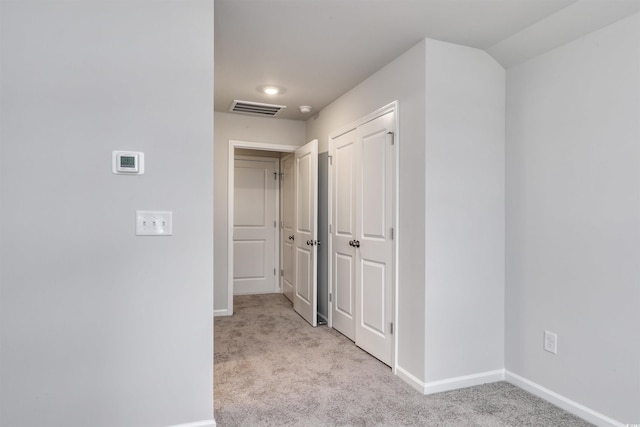 495 Wagner Cir, Conway, SC 29526 - corridor with light colored carpet and baseboards