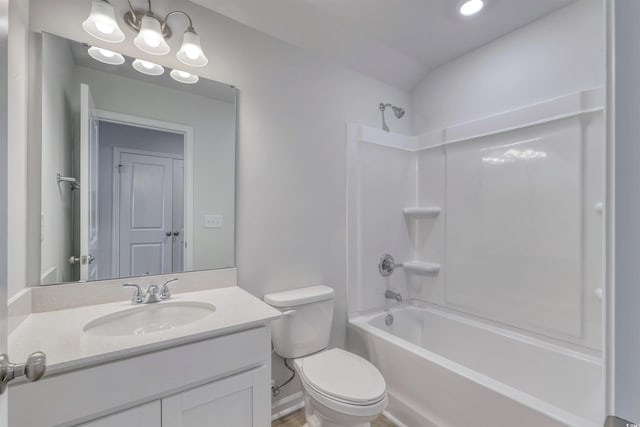 495 Wagner Cir, Conway, SC 29526 - bathroom with vanity, bathtub / shower combination, and recessed lighting