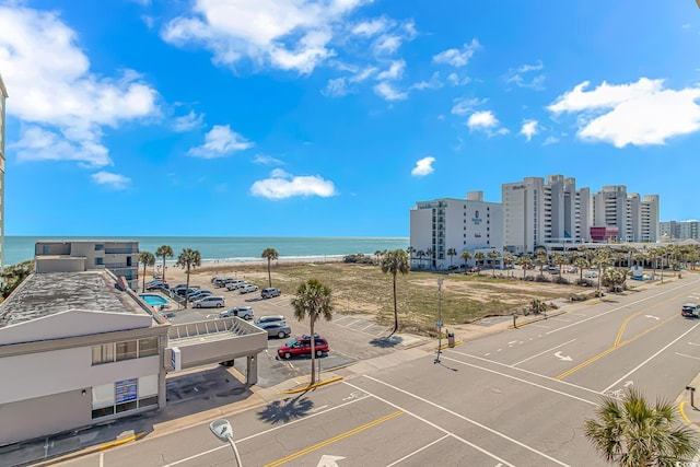 2710 S Ocean Blvd Unit 404, Myrtle Beach, SC 29577 - birds eye view of property featuring a water view