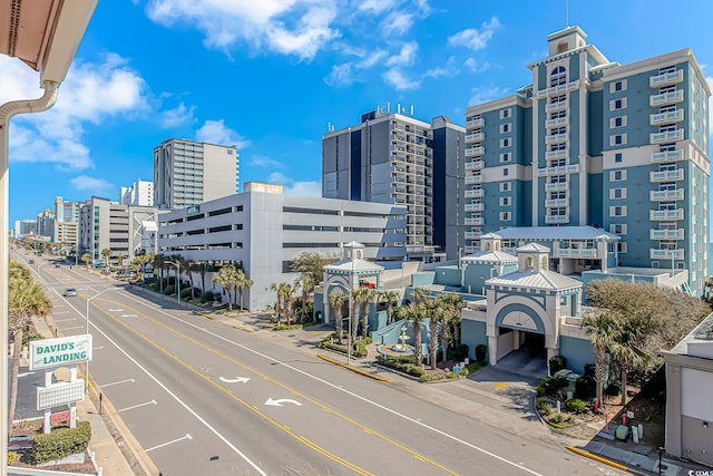 2710 S Ocean Blvd Unit 404, Myrtle Beach, SC 29577 - exterior space featuring a city view, sidewalks, and curbs