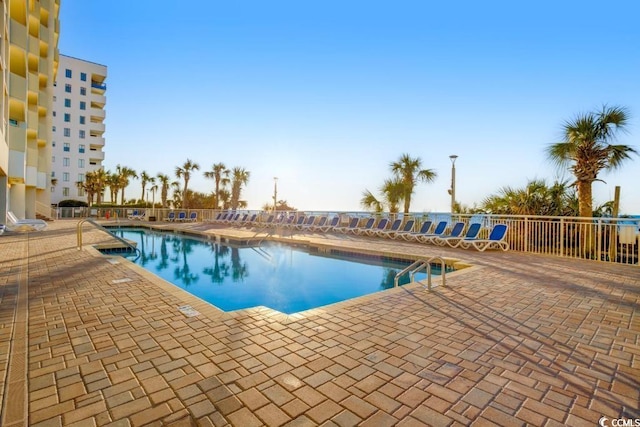 pool featuring a patio