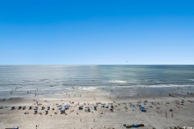 water view featuring a view of the beach