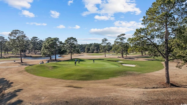 view of home's community with golf course view