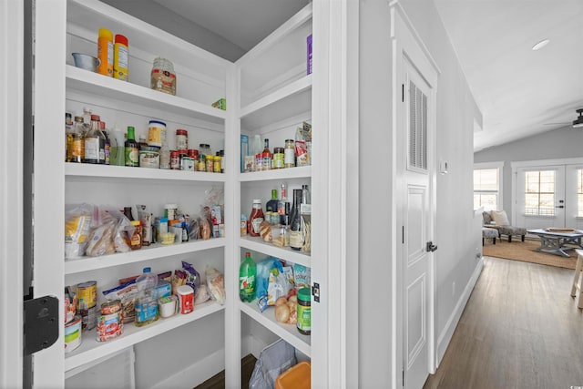 view of pantry