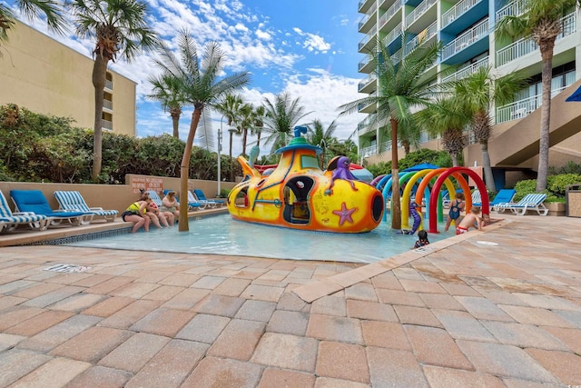 view of jungle gym