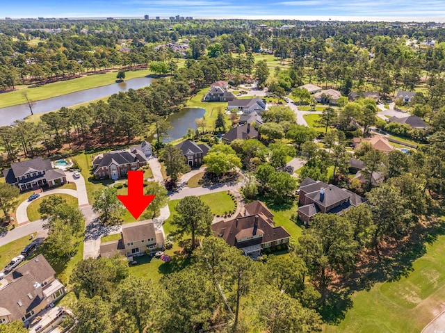 3763 Annandale Dr, Myrtle Beach, SC 29577 - drone / aerial view with a residential view and a water view