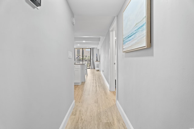 601 Mitchell Dr Unit 203, Myrtle Beach, SC 29577 - hall featuring light wood finished floors and baseboards