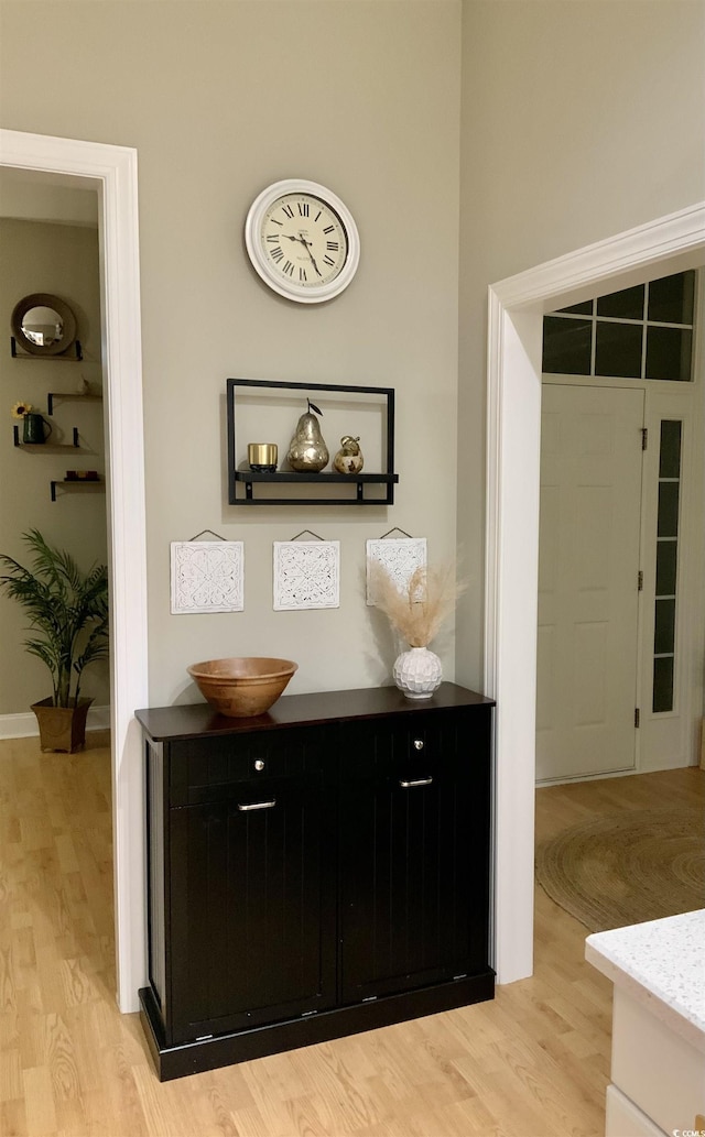 room details featuring wood finished floors