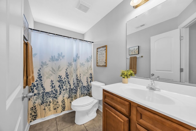216 Camrose Way, Myrtle Beach, SC 29579 - bathroom featuring vanity, tile patterned flooring, and curtained shower