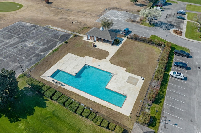1019 Hillsdale Dr, Little River, SC 29566 - drone / aerial view of a pool area