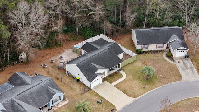 drone / aerial view
