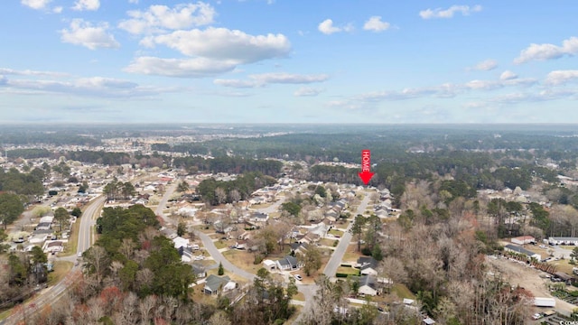 birds eye view of property featuring a residential view