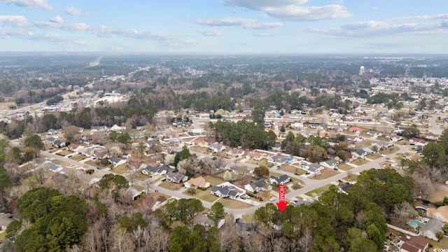 birds eye view of property featuring a residential view