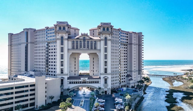100 N Beach Blvd Unit 1608, North Myrtle Beach, SC 29582 - view of property featuring view of water and beach