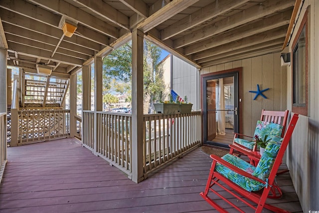 view of deck