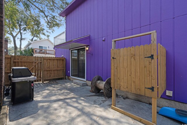 508-B Rosemary Ln, North Myrtle Beach, SC 29582 - view of patio with a grill