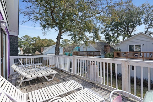 508-B Rosemary Ln, North Myrtle Beach, SC 29582 - view of deck