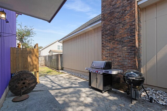 508-B Rosemary Ln, North Myrtle Beach, SC 29582 - view of patio featuring a grill