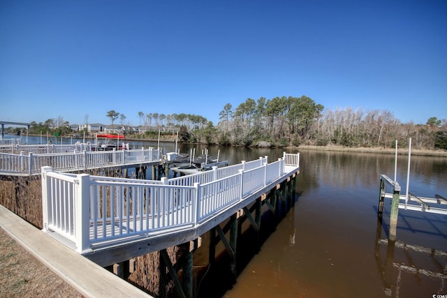 622 Lorenzo Dr Unit 622, North Myrtle Beach, SC 29582 - dock with a water view