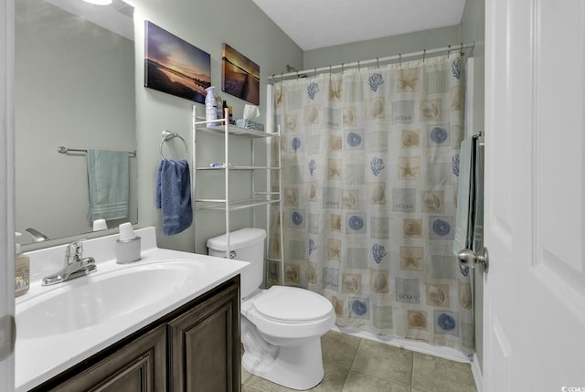 248 Upper Saddle Cir, Conway, SC 29526 - full bath featuring vanity, tile patterned floors, and curtained shower