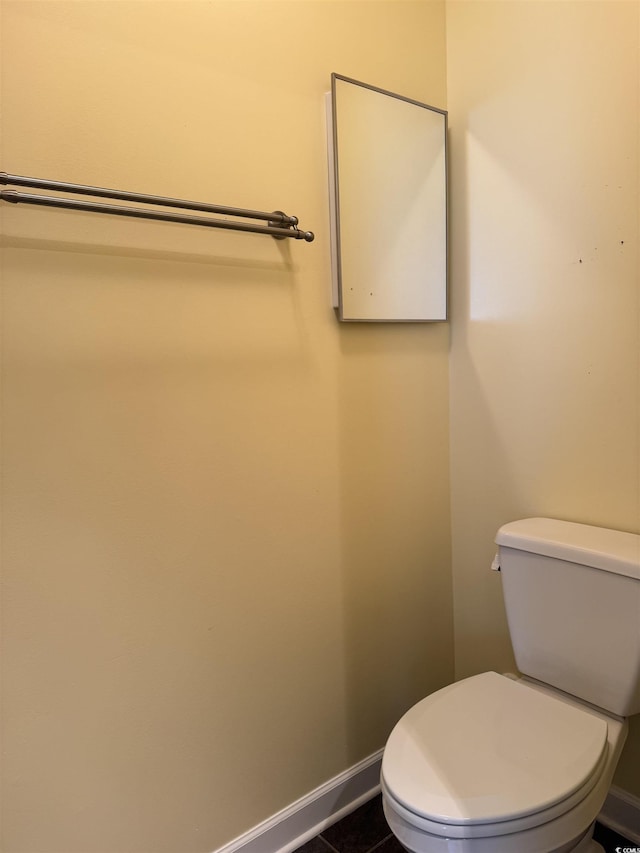 1205 Woodruff Ct, Conway, SC 29526 - bathroom featuring baseboards, toilet, and tile patterned flooring