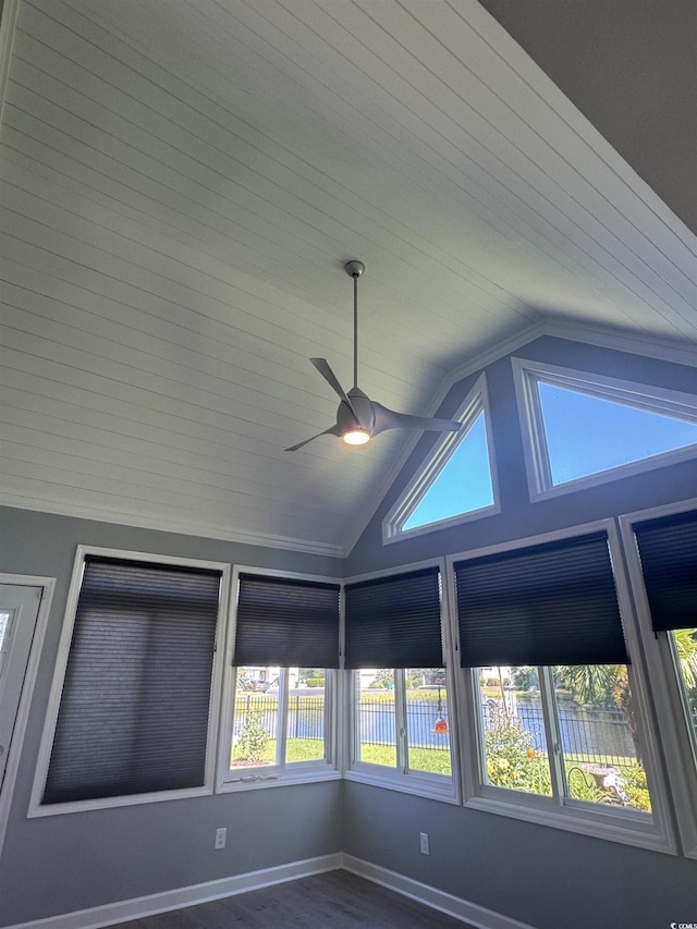1205 Woodruff Ct, Conway, SC 29526 - detailed view of a ceiling fan and baseboards