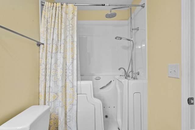 1205 Woodruff Ct, Conway, SC 29526 - full bath with a shower with curtain and toilet