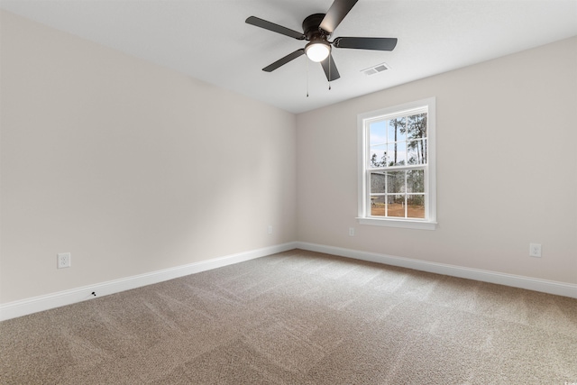 3329 Hughes Gasque Rd, Aynor, SC 29511 - carpeted spare room featuring a ceiling fan and baseboards