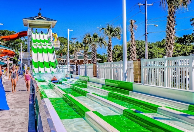 6001-1527 S Kings Hwy, Myrtle Beach, SC 29575 - view of jungle gym featuring fence