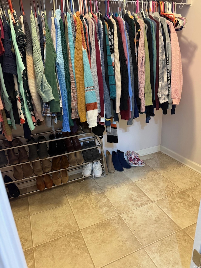 1001 Leatherman Rd, Conway, SC 29527 - spacious closet with tile patterned flooring