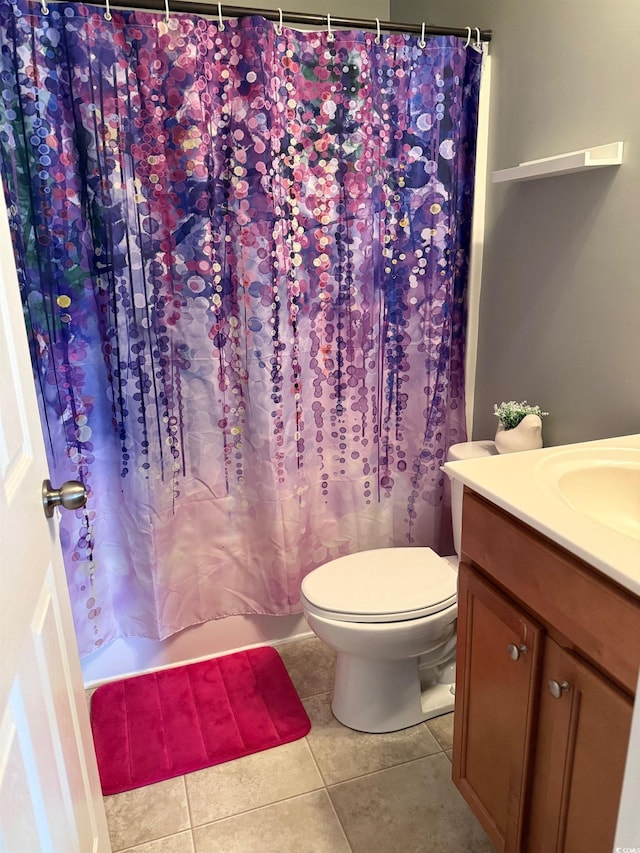 1001 Leatherman Rd, Conway, SC 29527 - full bath with tile patterned flooring, toilet, vanity, and a shower with curtain