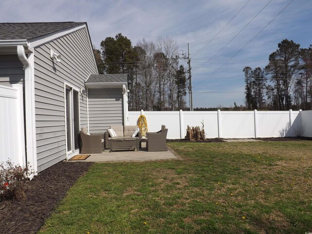 1001 Leatherman Rd, Conway, SC 29527 - view of yard featuring a patio and outdoor lounge area