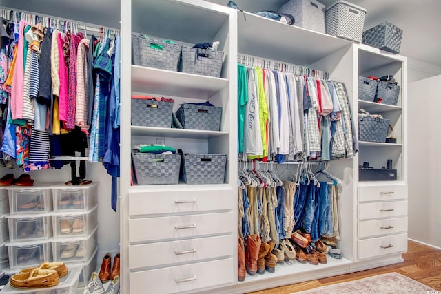 2425 S Bay St, Georgetown, SC 29440 - spacious closet with wood finished floors