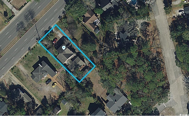 5616 N Kings Hwy, Myrtle Beach, SC 29577 - map / location featuring property boundaries highlighted