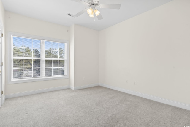 2081 Silvercrest Dr Unit G, Myrtle Beach, SC 29579 - empty room with light carpet, baseboards, and ceiling fan