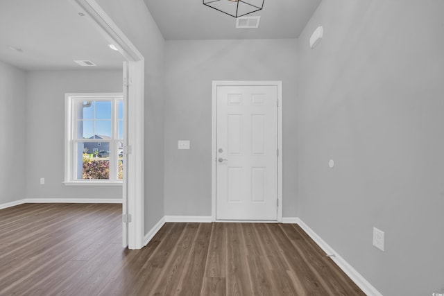 3304 Candytuft Dr, Conway, SC 29526 - foyer featuring dark wood-style flooring