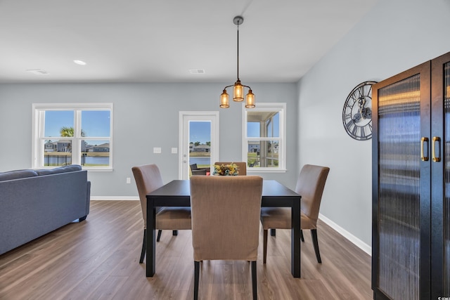 3304 Candytuft Dr, Conway, SC 29526 - dining area featuring wood finished floors, healthy amount of natural light, and recessed lighting