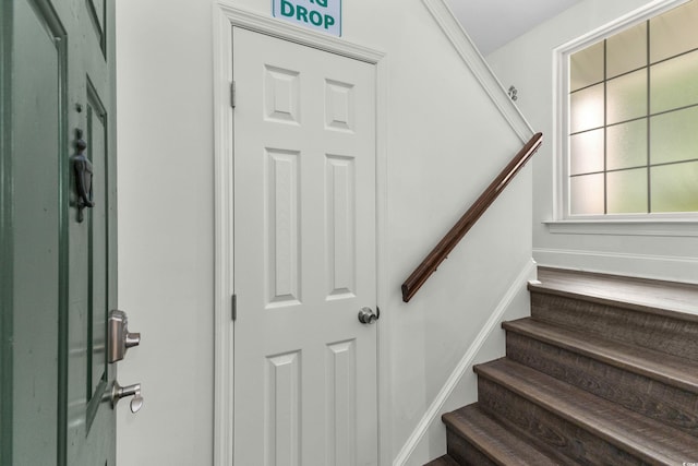 4305 Lotus Ct Unit G, Murrells Inlet, SC 29576 - staircase with baseboards