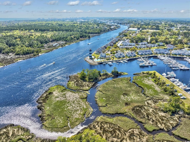 4616 Greenbriar Dr Unit H8, Little River, SC 29566 - bird's eye view of a nearby body of water and a marina