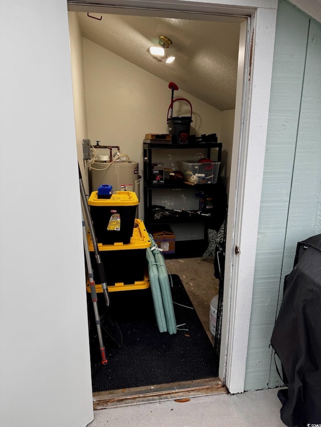 storage featuring water heater