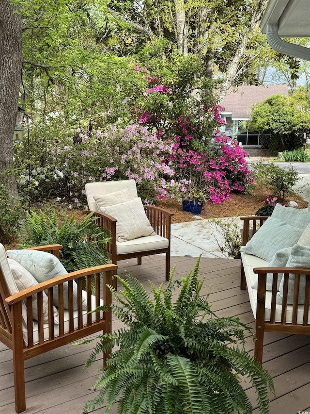 view of deck