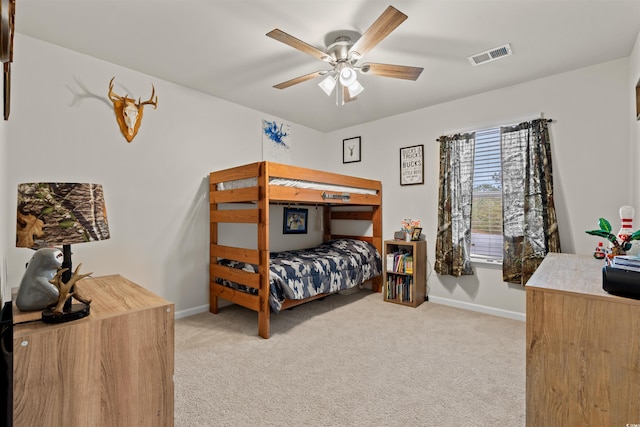 380 Harvest Ridge Way, Conway, SC 29527 - bedroom featuring baseboards, light carpet, and visible vents