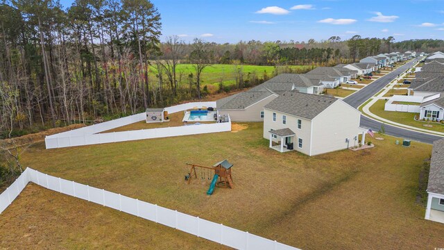 380 Harvest Ridge Way, Conway, SC 29527 - drone / aerial view featuring a residential view