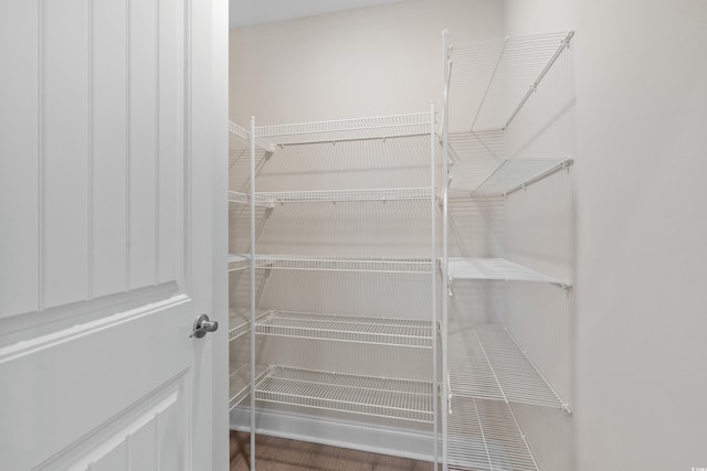 view of storage area