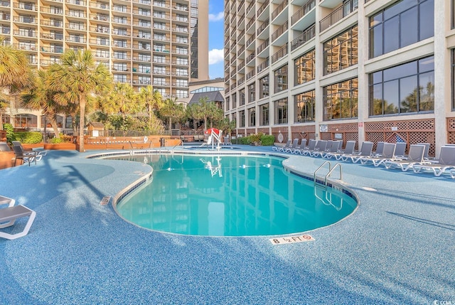 view of community pool