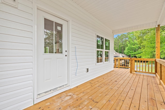 3566 Steamer Trace Rd, Conway, SC 29527 - view of wooden deck