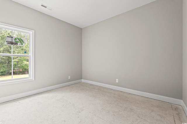 3566 Steamer Trace Rd, Conway, SC 29527 - spare room featuring unfinished concrete floors and baseboards