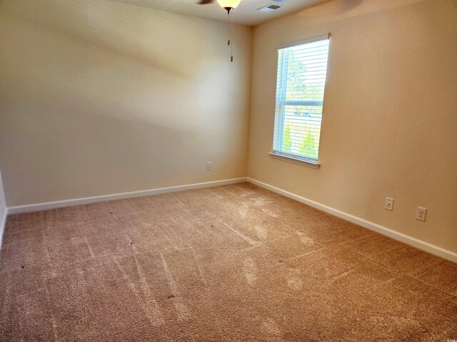 5088 Wavering Place Loop, Myrtle Beach, SC 29579 - carpeted empty room with baseboards and a ceiling fan